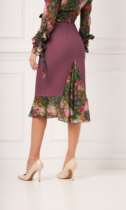 Φούστα από οργανικό βαμβάκι με ουρά λεοπάρ Luna