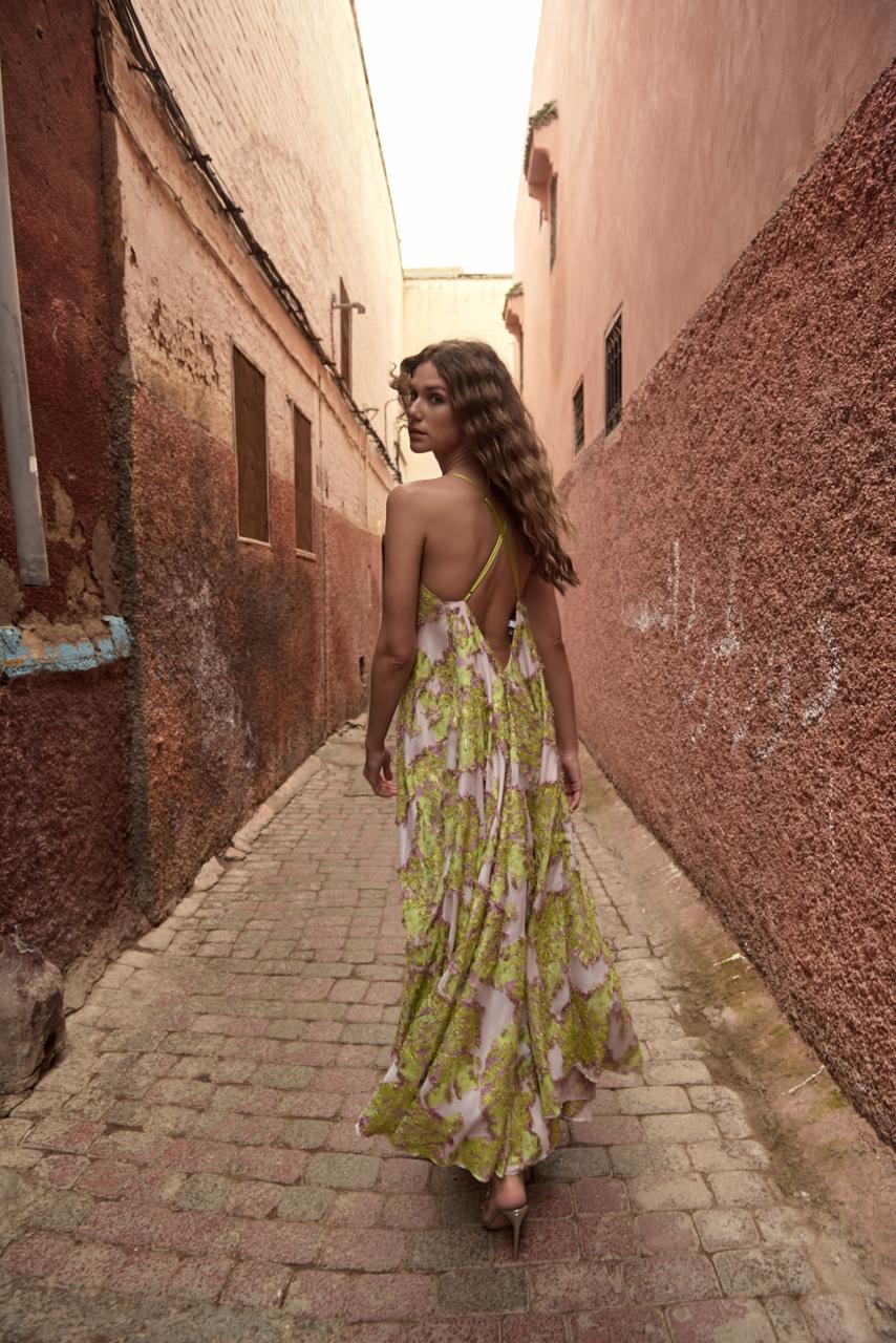 Margarita Maxi Dress - Green