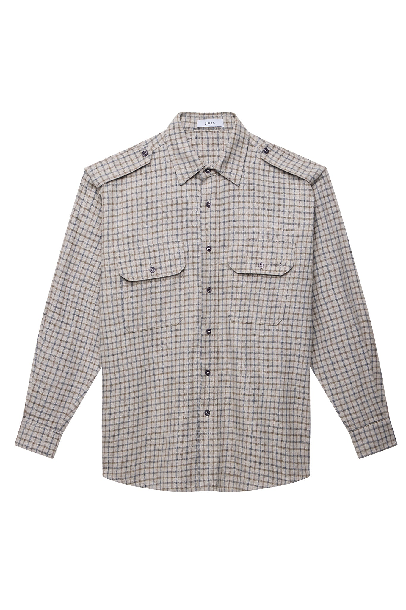 Grey Small Shirt Plaid Elena