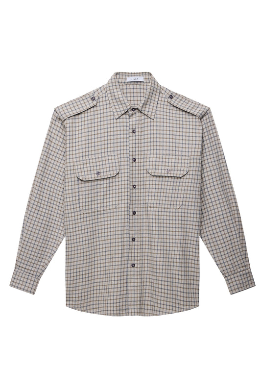 Grey Small Shirt Plaid Elena