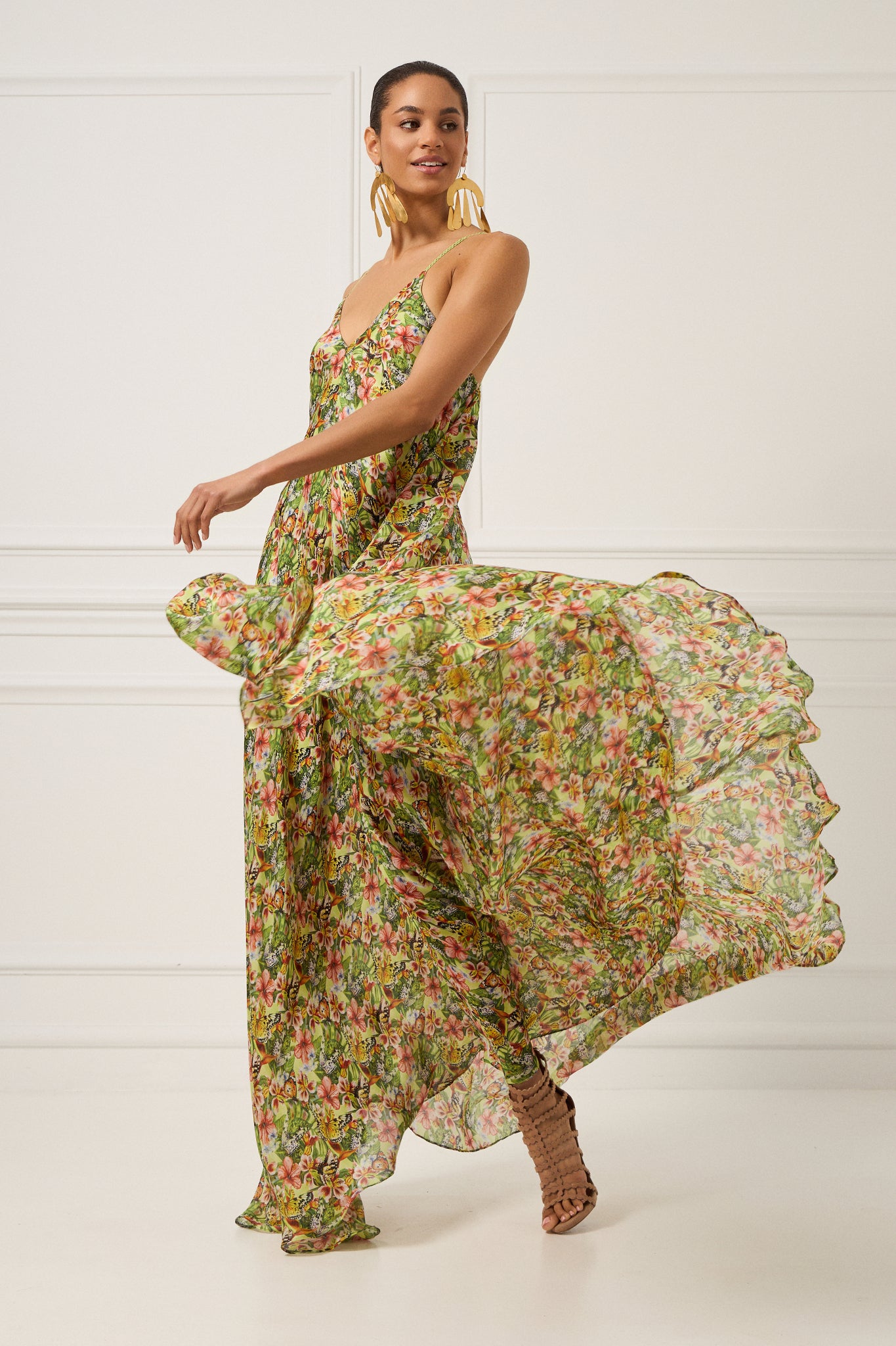 Margarita Maxi  Dress - Butterfly