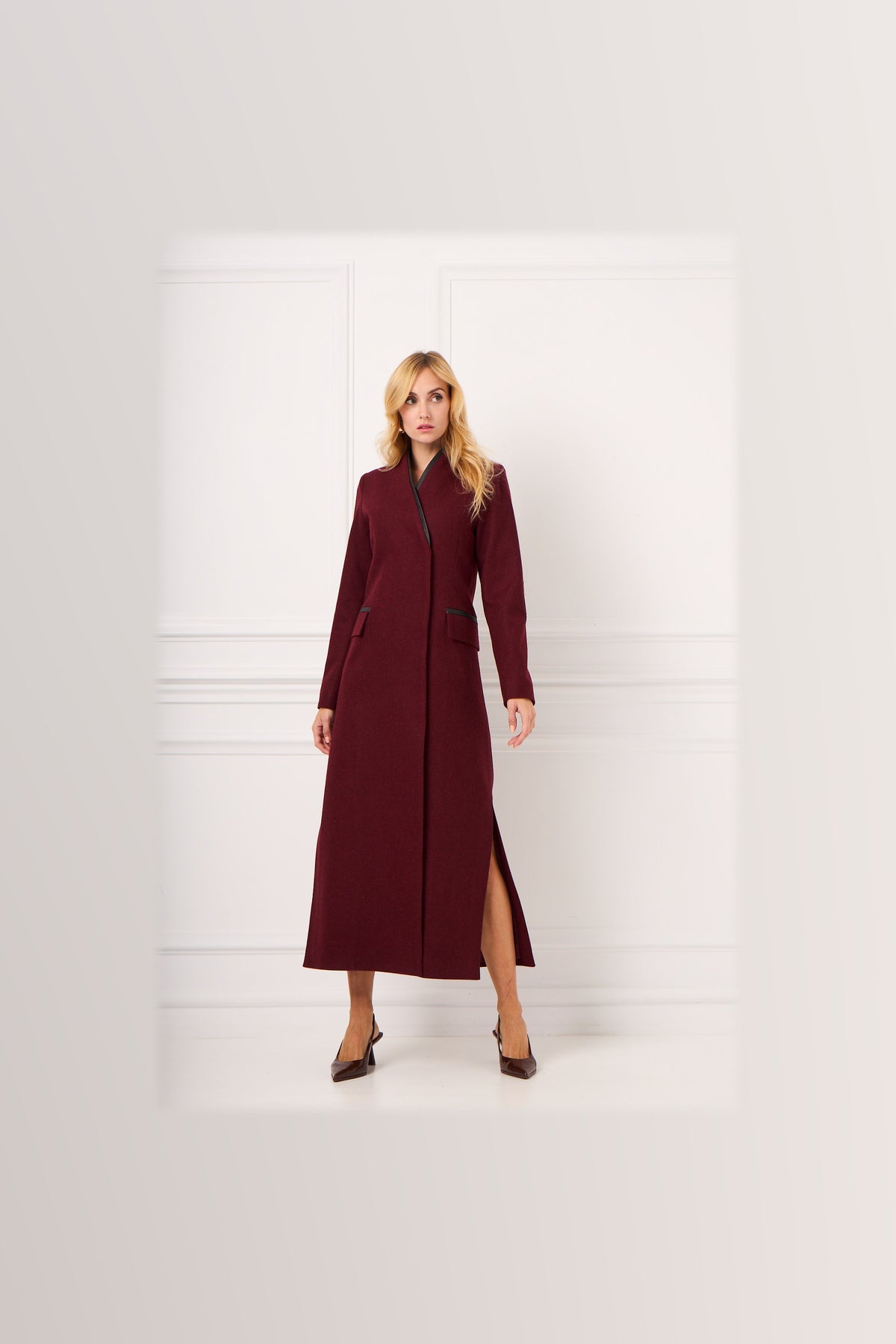 LIUBA Amanda Wool Coat Dark Red
