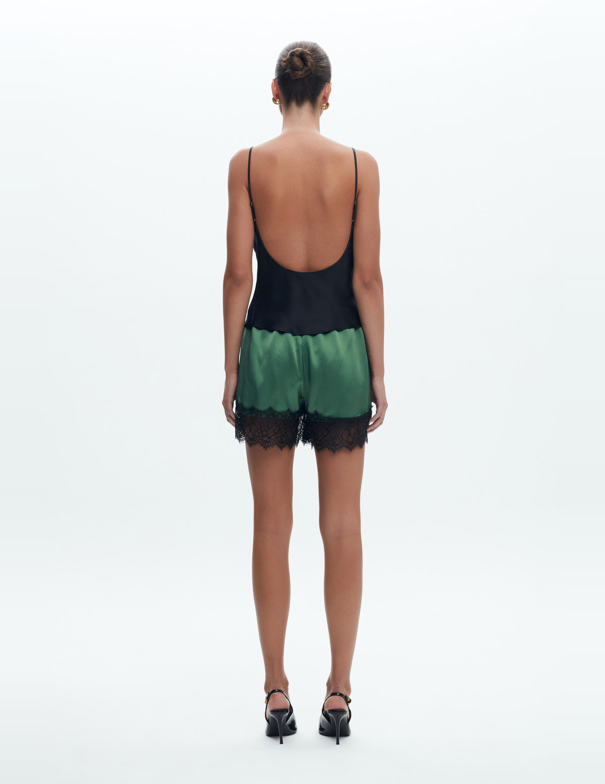 Moon Bralette Top Black Silk – LIUBA FW26, photo 63489