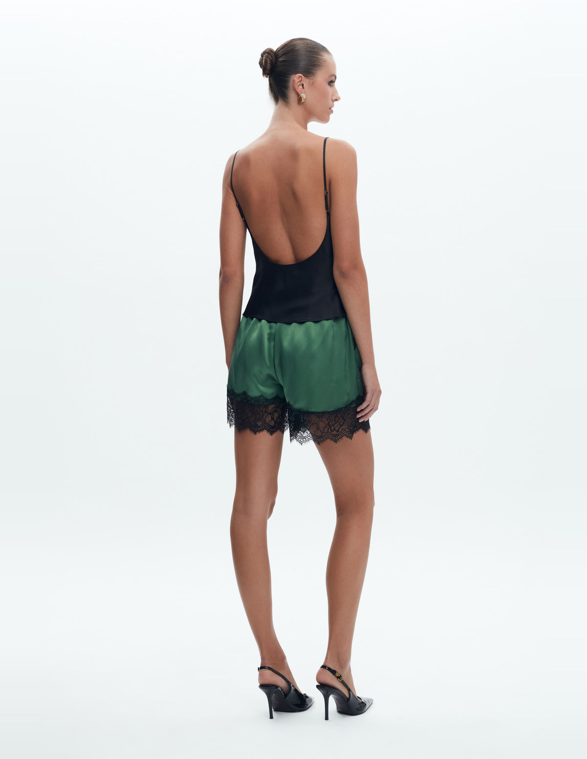 Moon Bralette Top Black Silk – LIUBA FW26, photo 63491