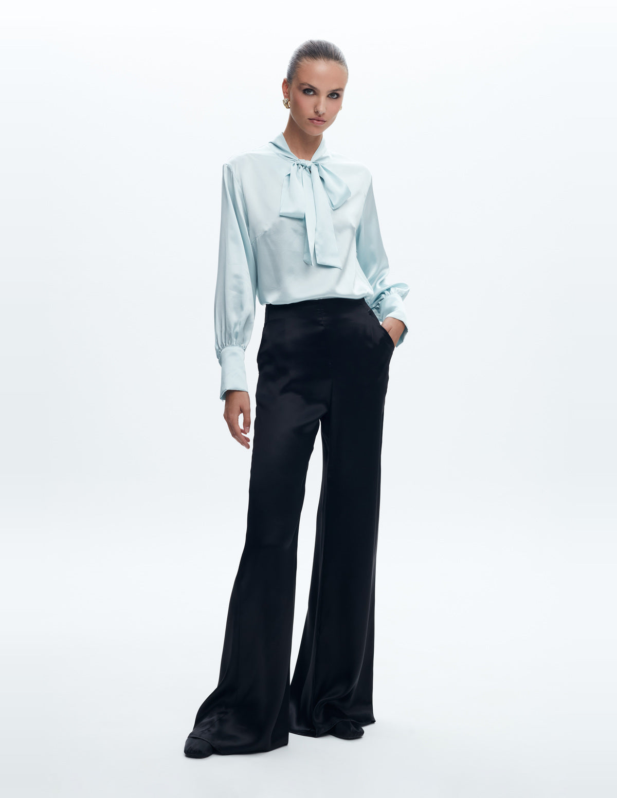 Rommi Pants Black Silk – LIUBA FW26, photo 63740