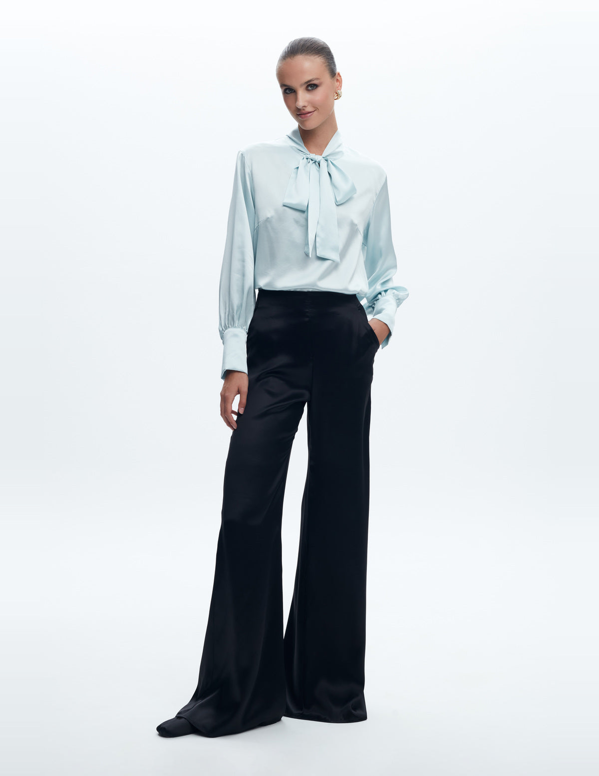 Rommi Pants Black Silk – LIUBA FW26, photo 63748