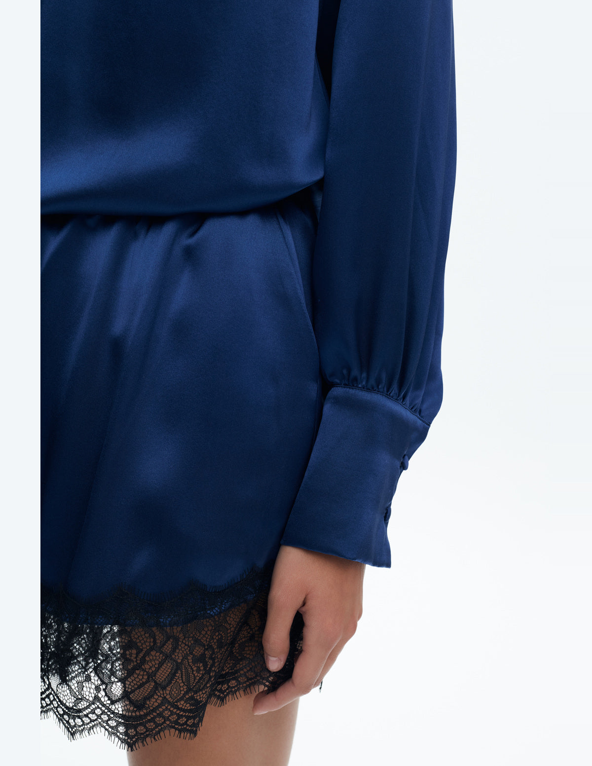 Sienna Silk Shirt Navy – LIUBA FW26, photo 63939