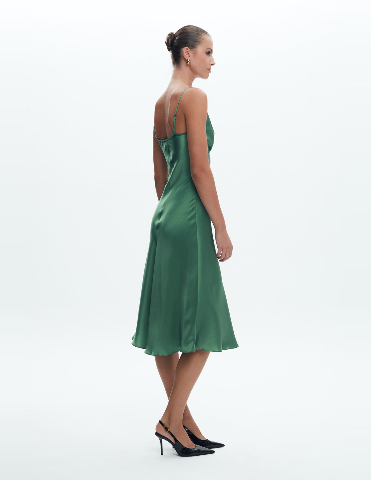 Sienna Silk Midi Dress Light Green – LIUBA FW26, photo 64087