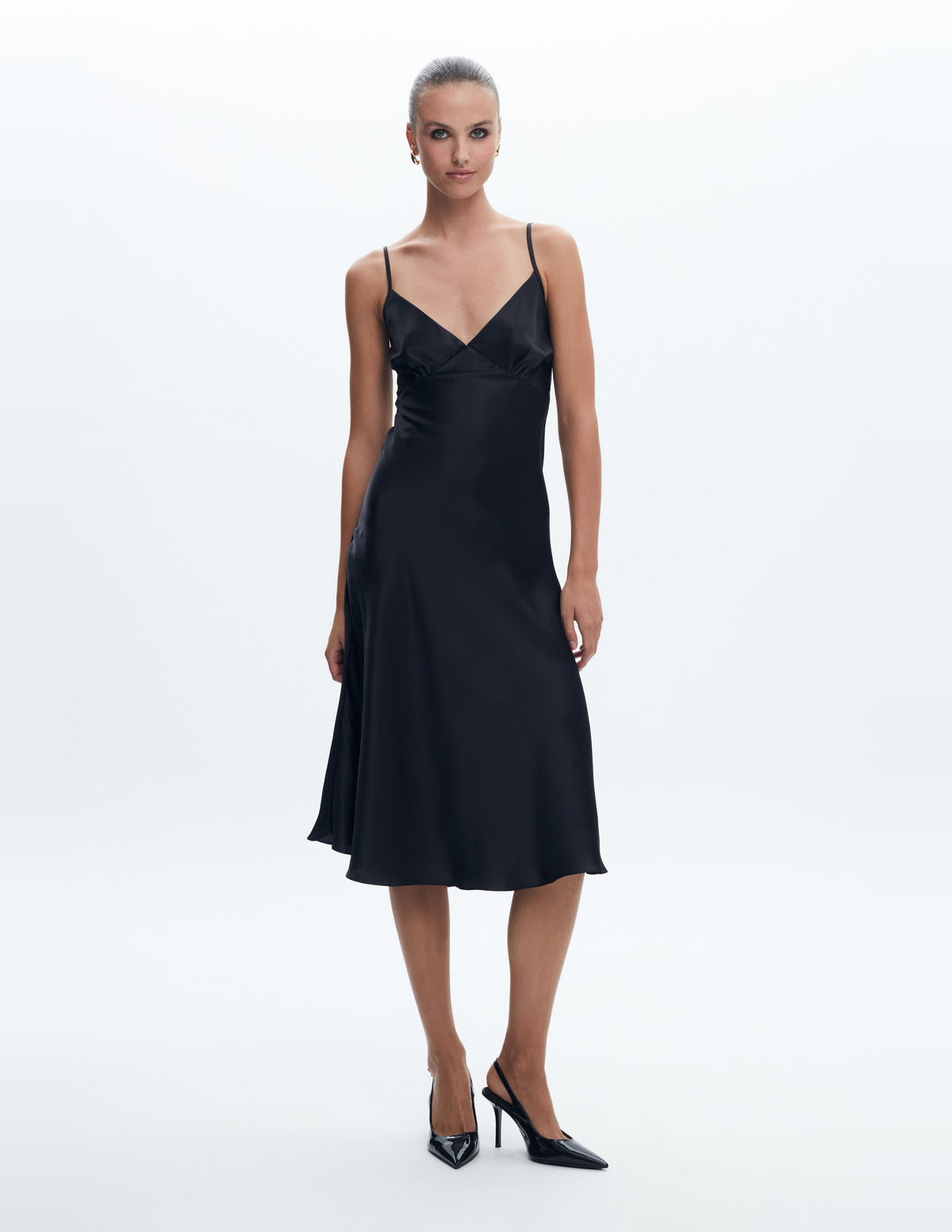 Black Sienna Silk Midi Dress – LIUBA FW26, photo 64196