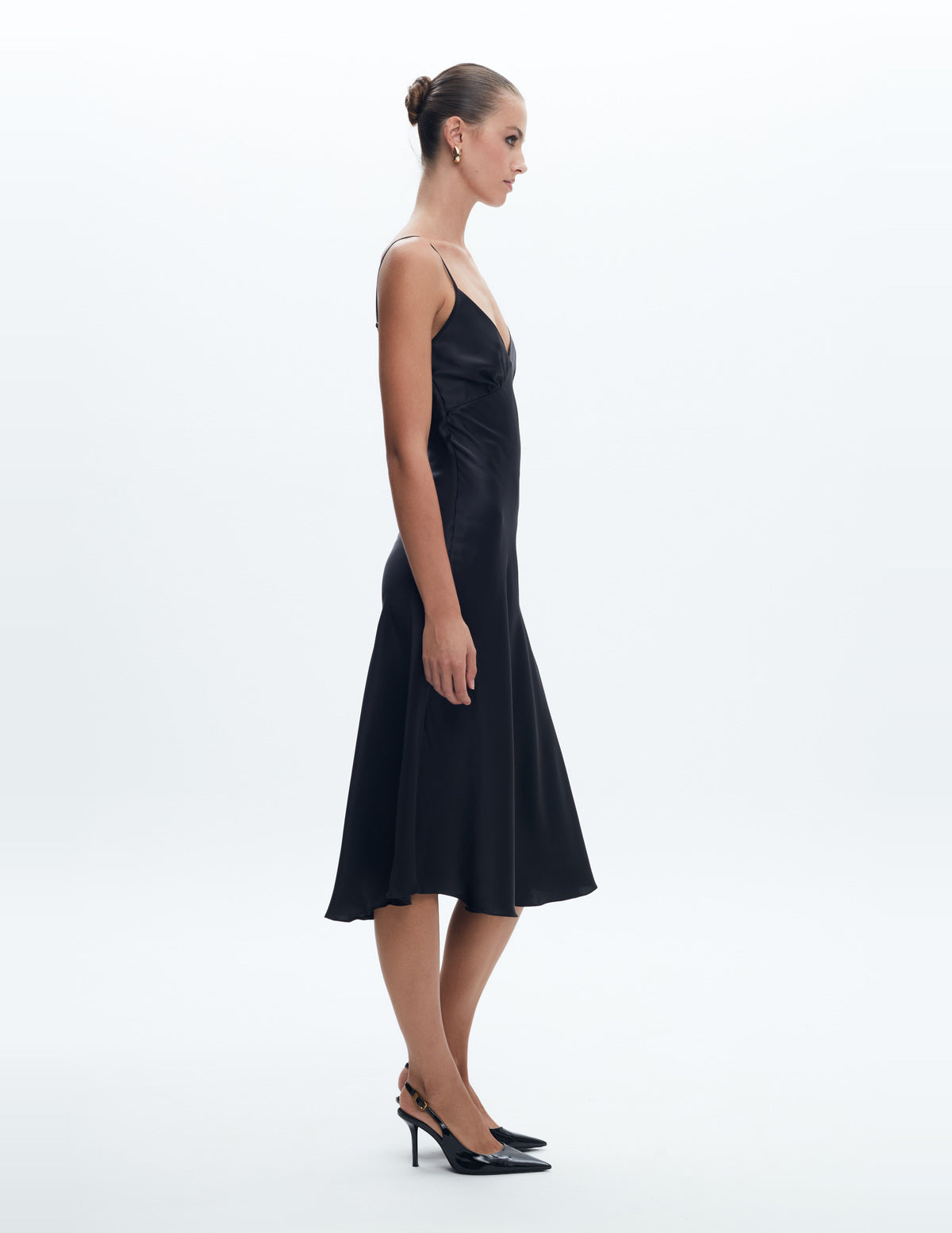 Black Sienna Silk Midi Dress – LIUBA FW26, photo 64198