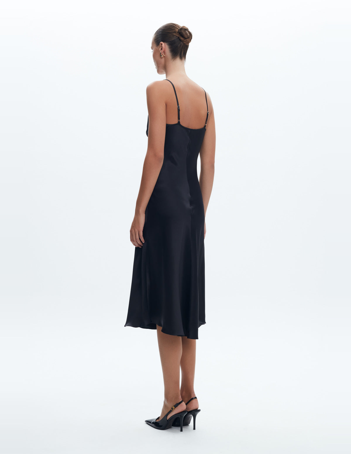 Black Sienna Silk Midi Dress – LIUBA FW26, photo 64219
