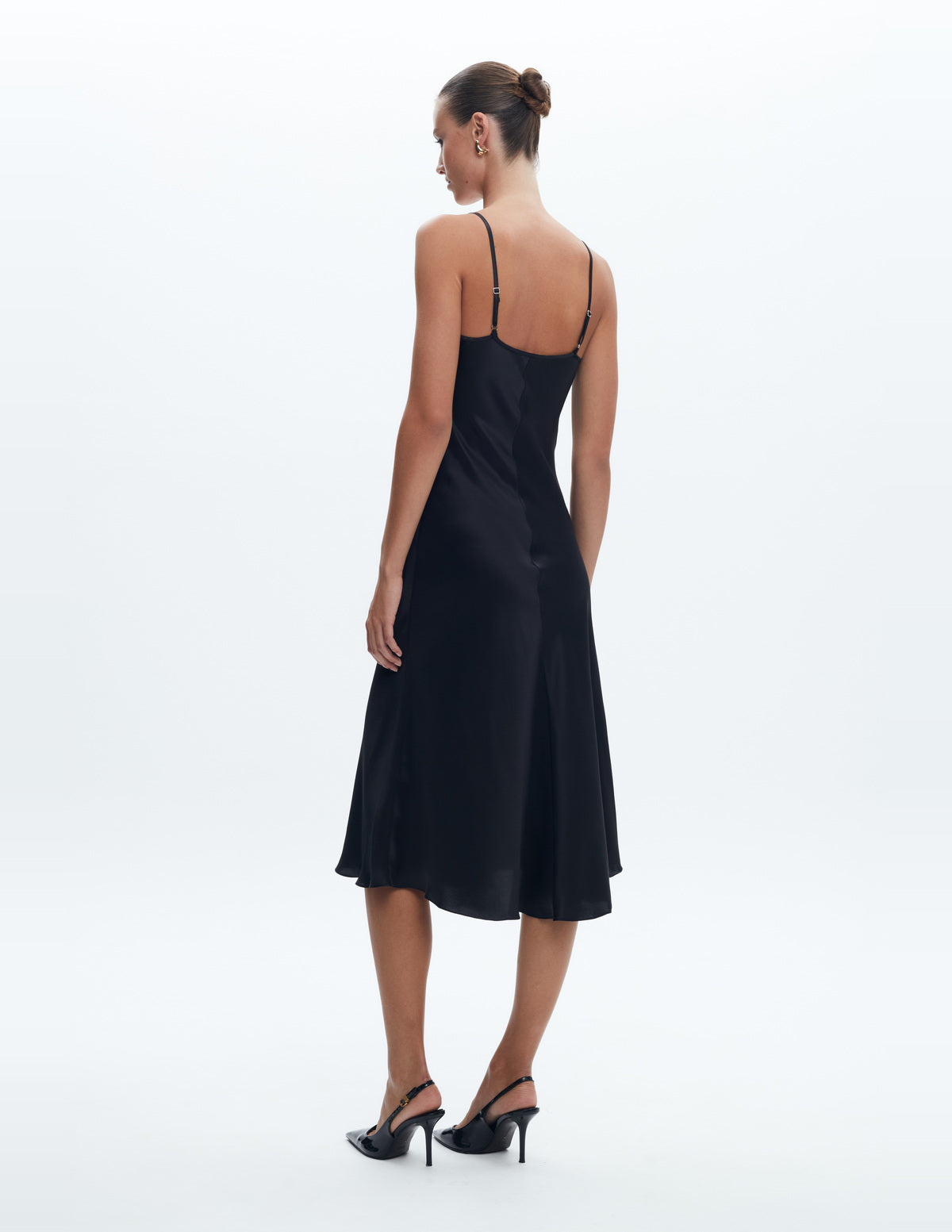 Black Sienna Silk Midi Dress – LIUBA FW26, photo 64221