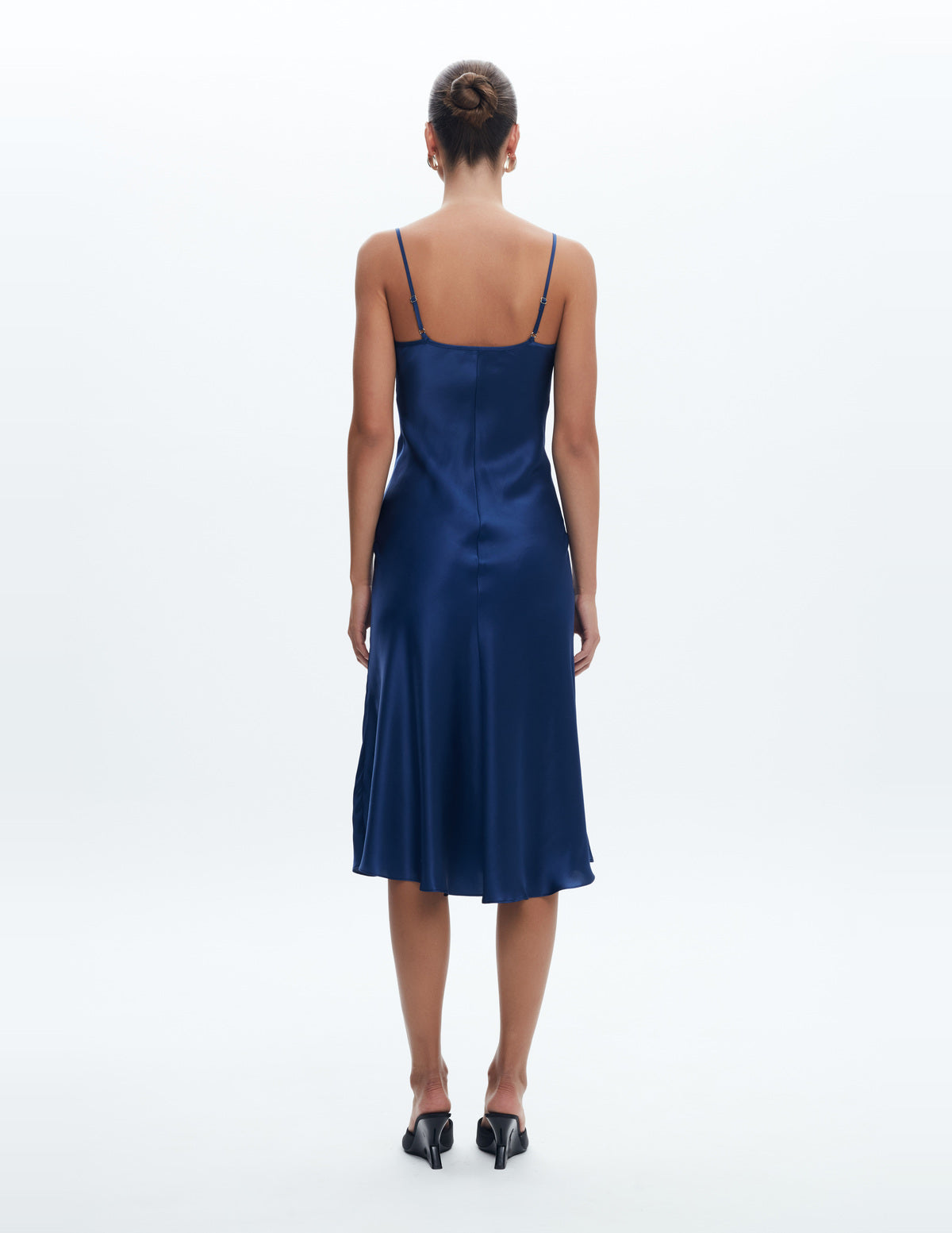 Sienna Silk Midi Dress Navy – LIUBA FW26, photo 64327