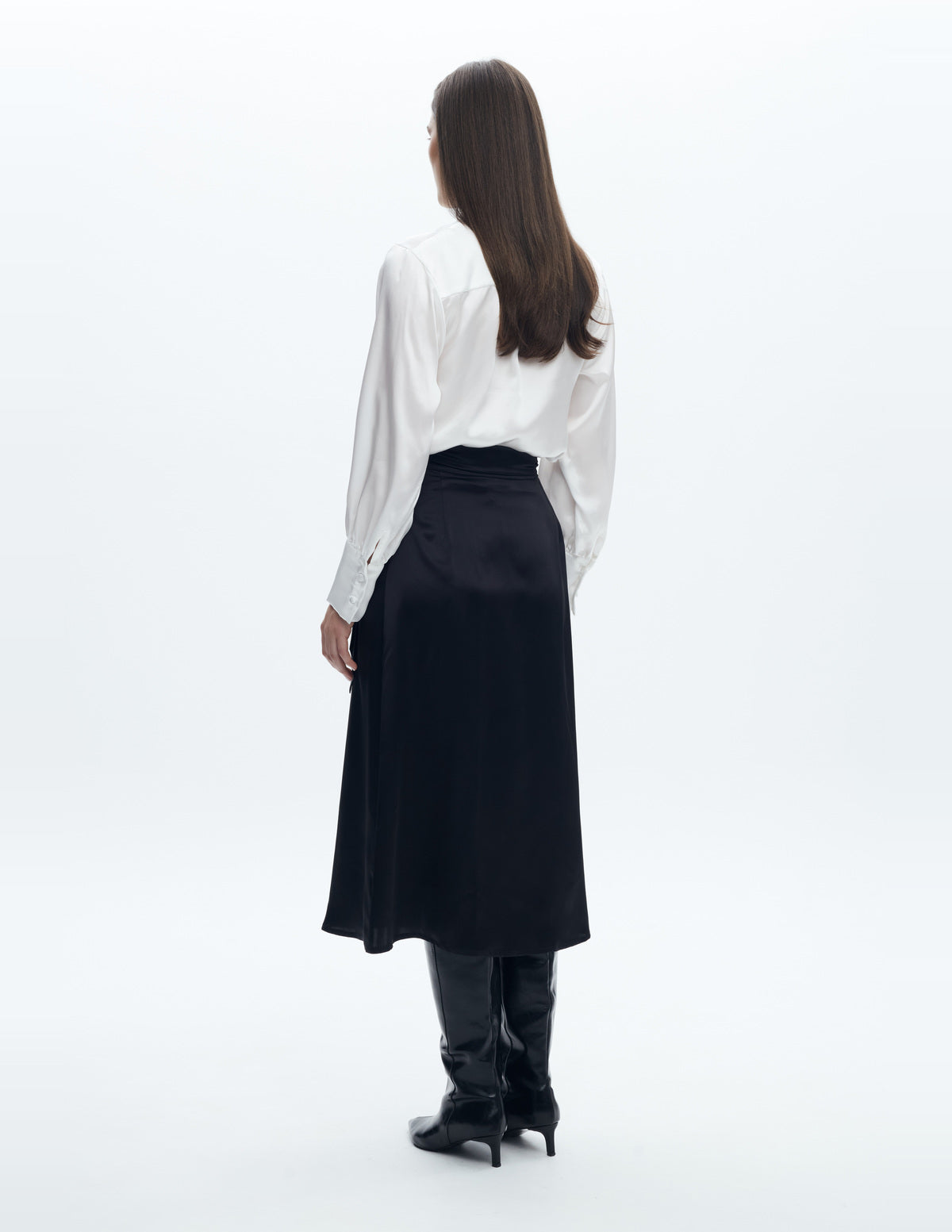 LIUBA FW26 – Sienna Silk Shirt Off White
