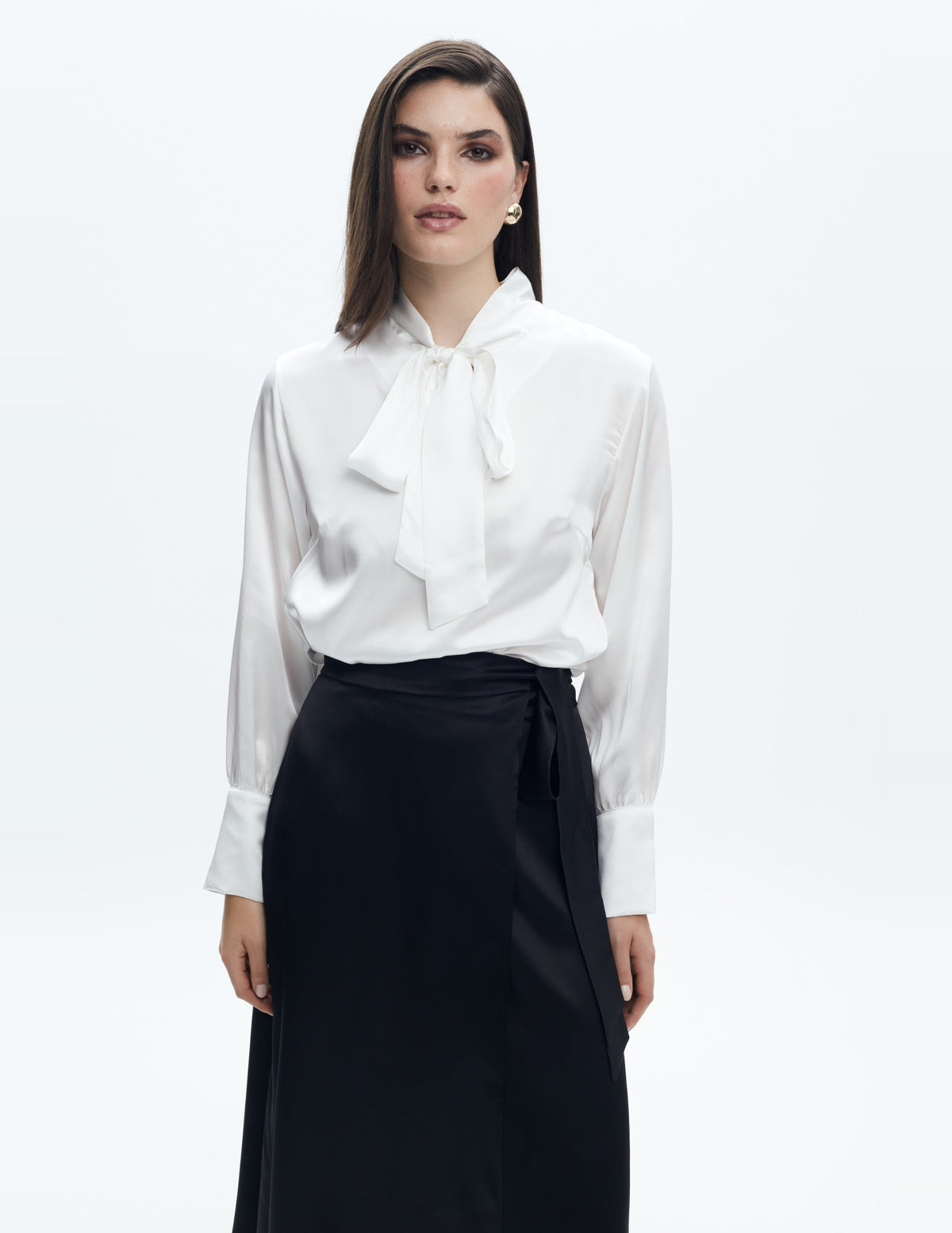 Sienna Silk Shirt Off White – LIUBA FW26, photo 64396