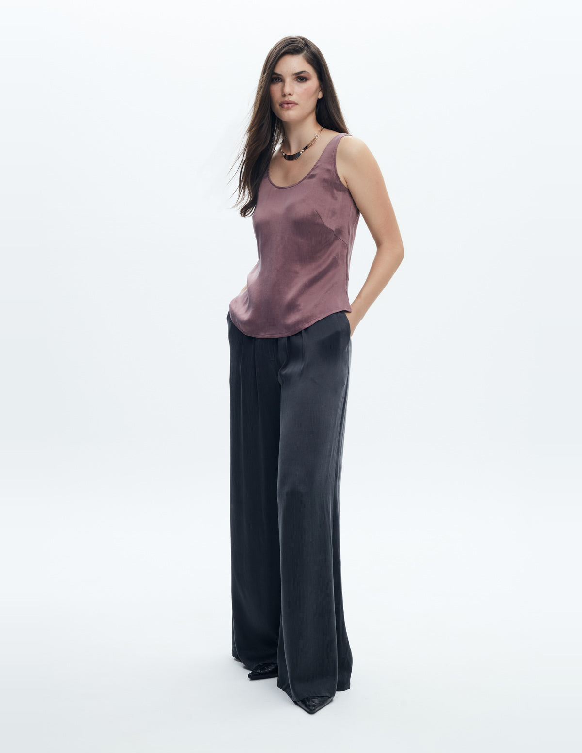 Moon Slip Tank Top Dusty Pink – LIUBA FW26, photo 64476