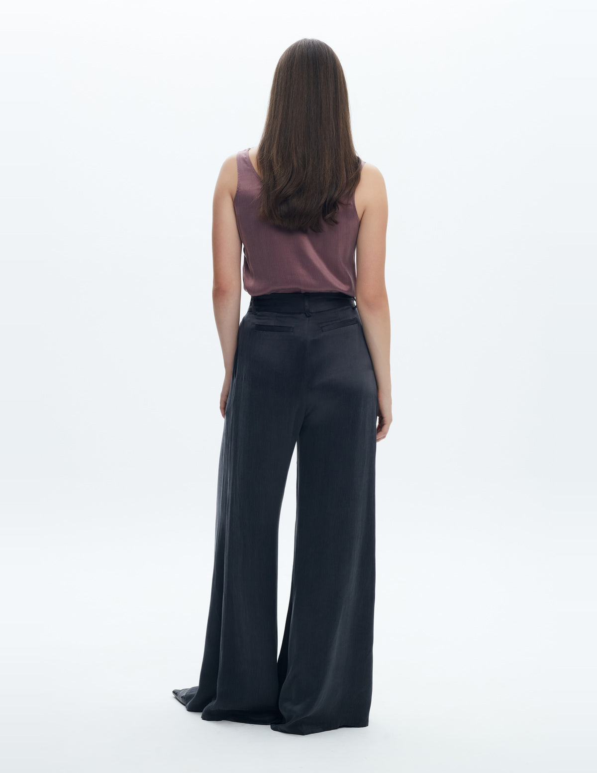 Moon Pants Dark Grey Cupro – LIUBA FW26, photo 64532