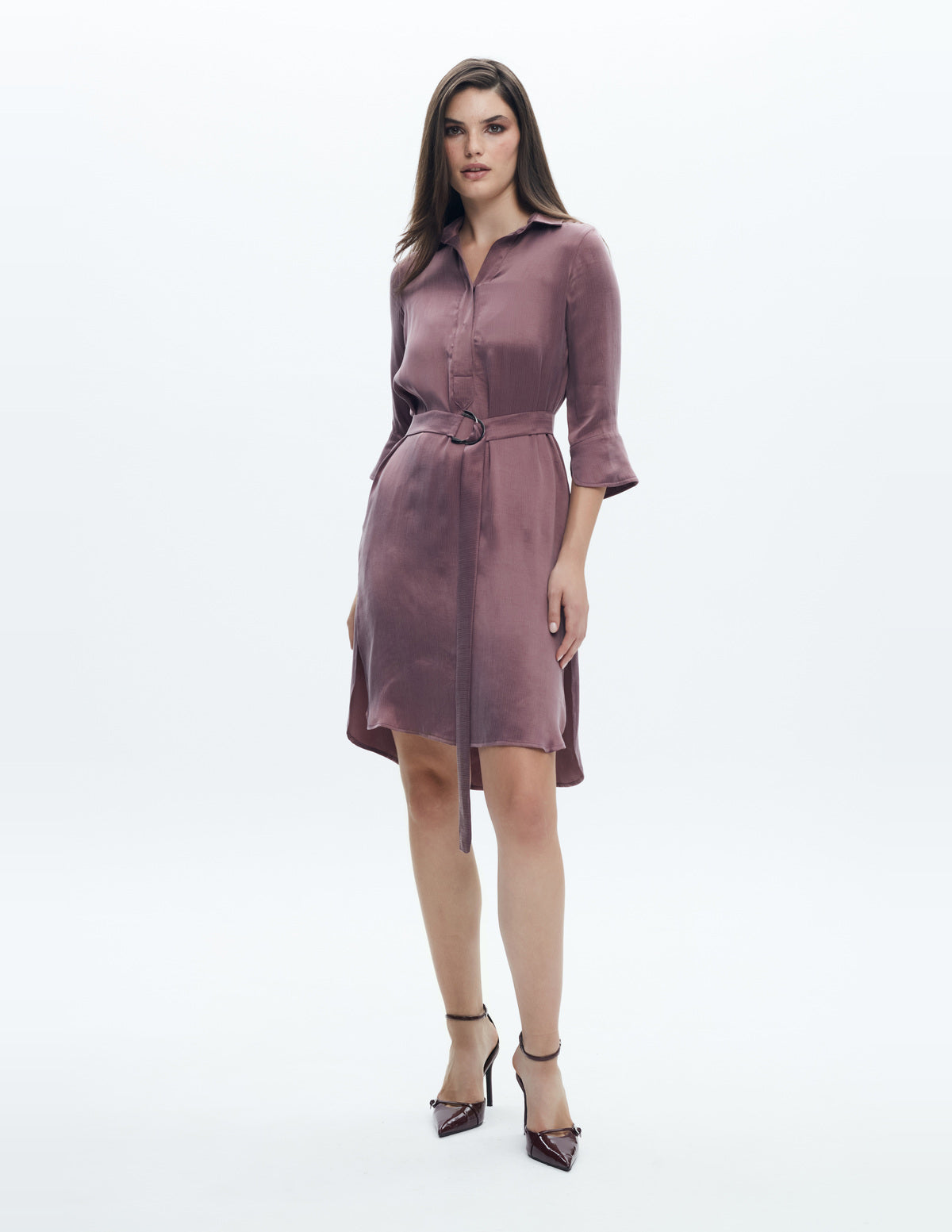 Camille Shirt Mini Dress Dusty Pink – LIUBA FW26, photo 64943