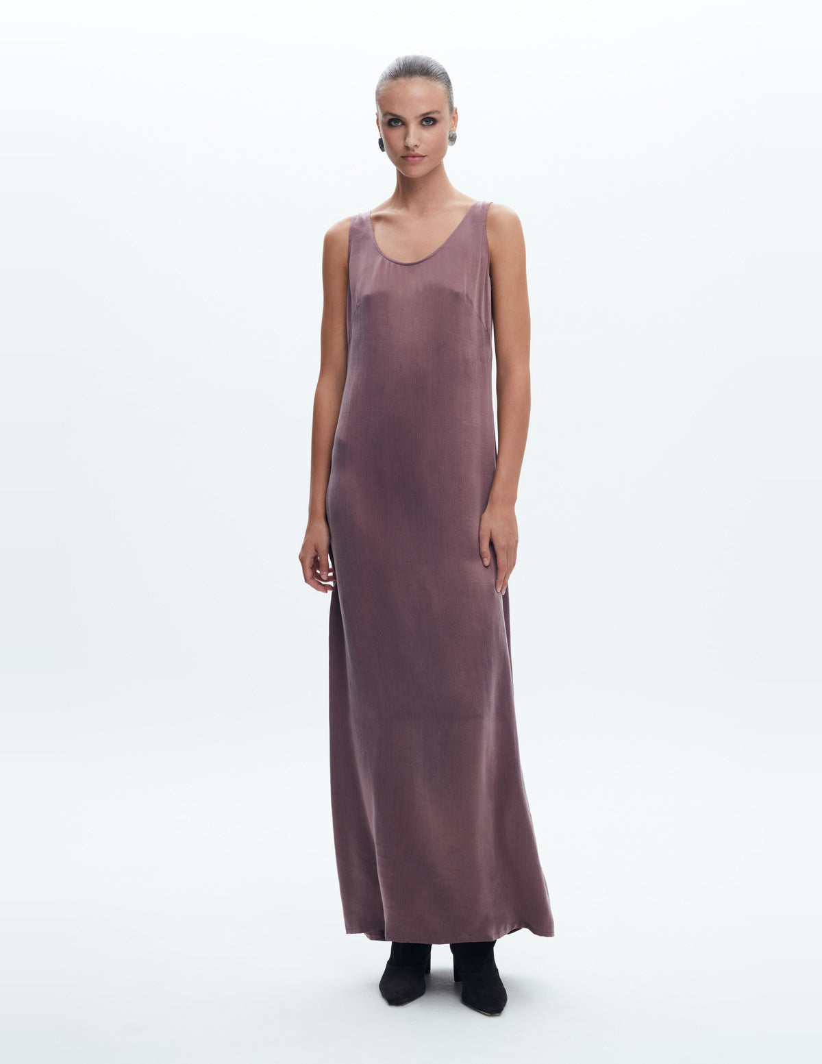 Moon Maxi Slip Dress Dusty Pink – LIUBA FW26, photo 65028