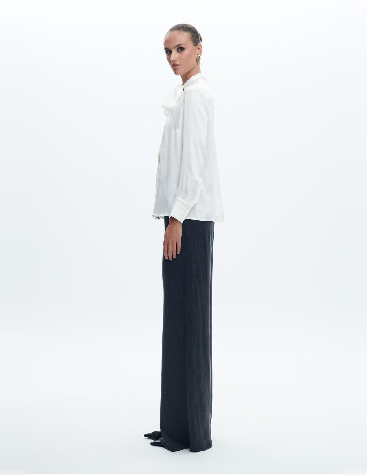 Rommi Pants Black Silk – LIUBA FW26, photo 65183