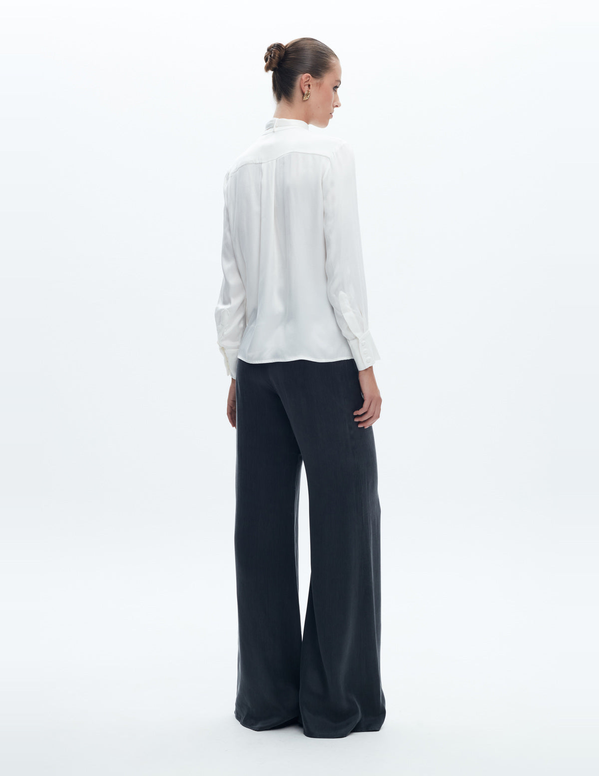 Rommi Pants Black Silk – LIUBA FW26, photo 65200