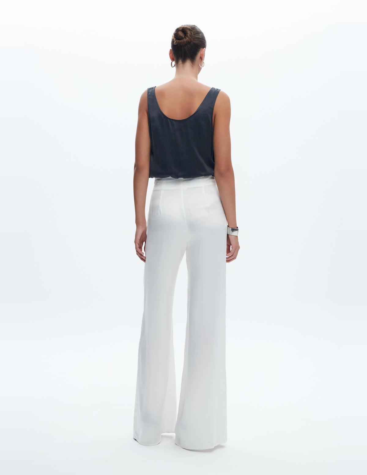 Moon Slip Tank Top Dark Grey Cupro – LIUBA FW26, photo 65279