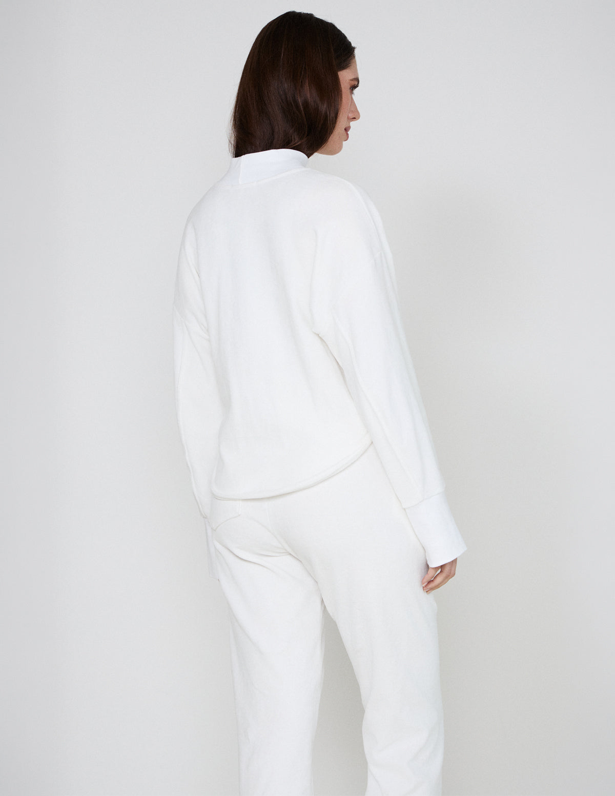 White Isla Velvet Pants