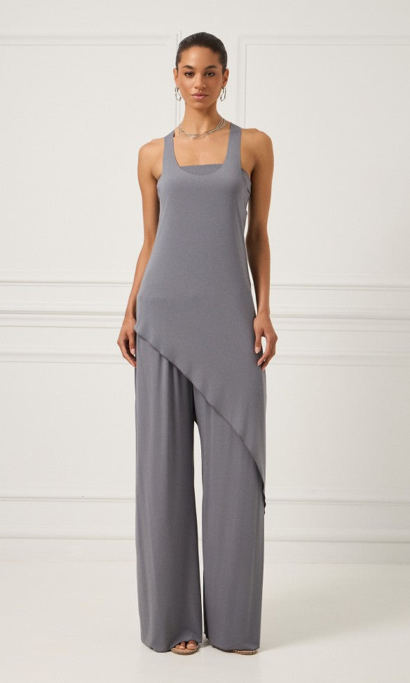 Wid-leg Pants Grey, LYDIA