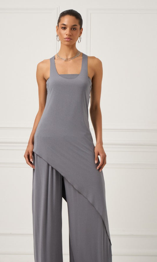 Lydia Long Top, Grey