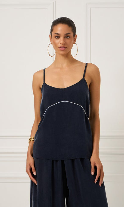 Μπλούζα Cupro Μπλε, ELINE