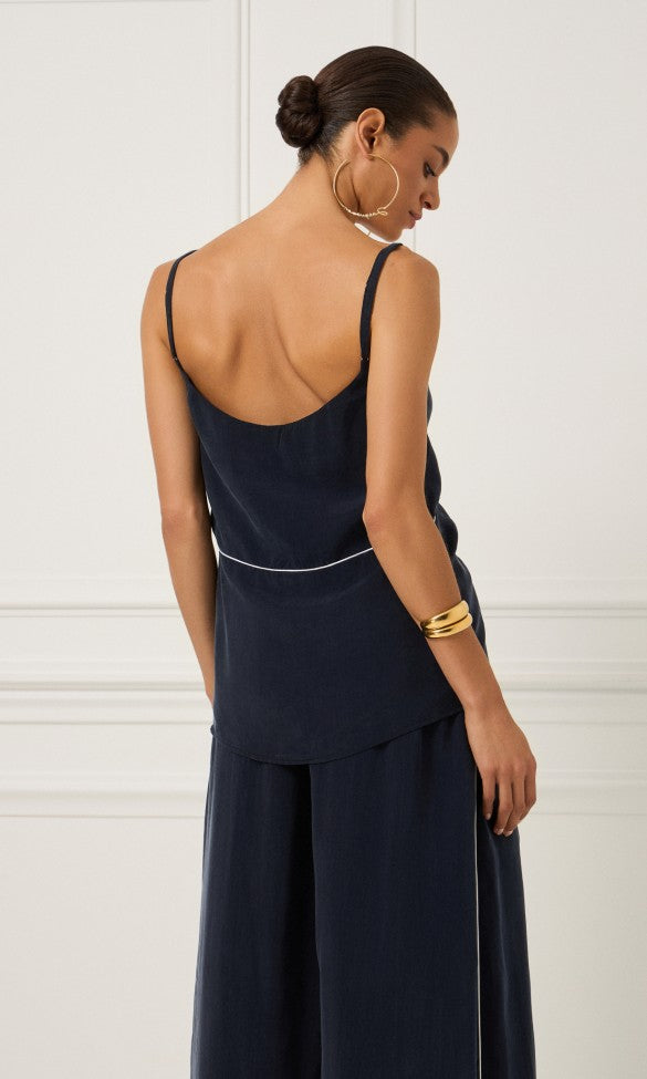 Μπλούζα Cupro Μπλε, ELINE