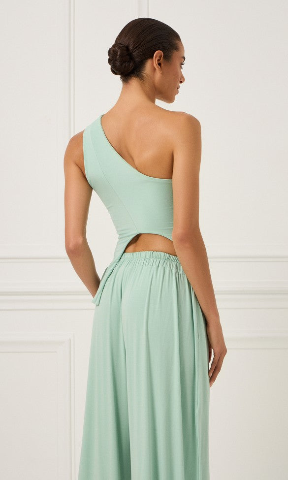 Asymmetric Top in Mint, KELLY