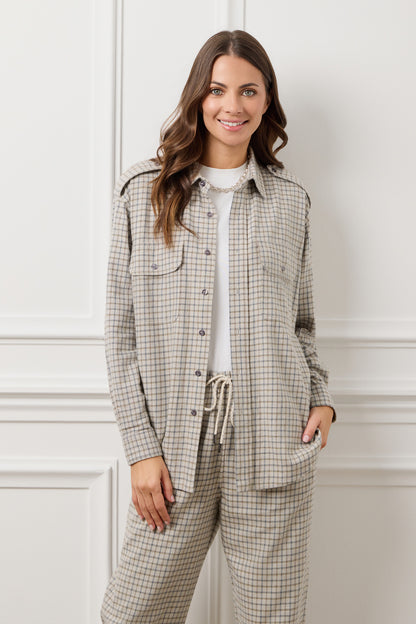 Grey Small Shirt Plaid Elena