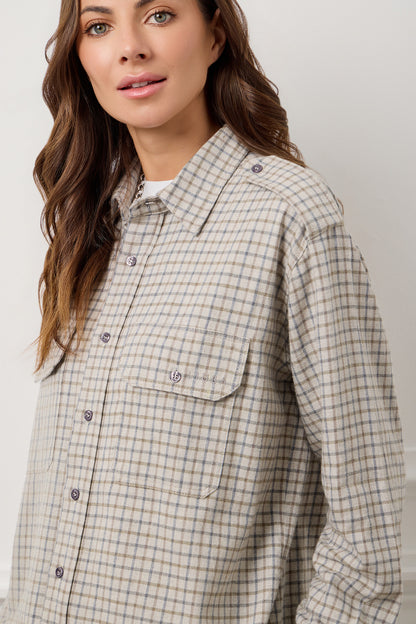 Grey Small Shirt Plaid Elena