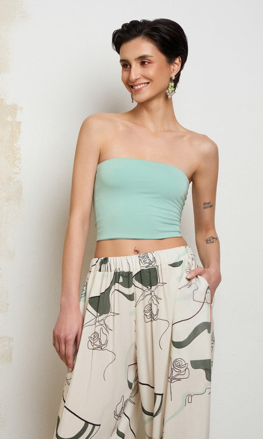 Lydia Crop Top, Green