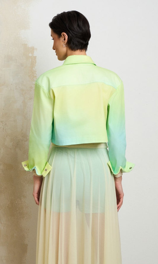 Crop Jacket, RAINBOW