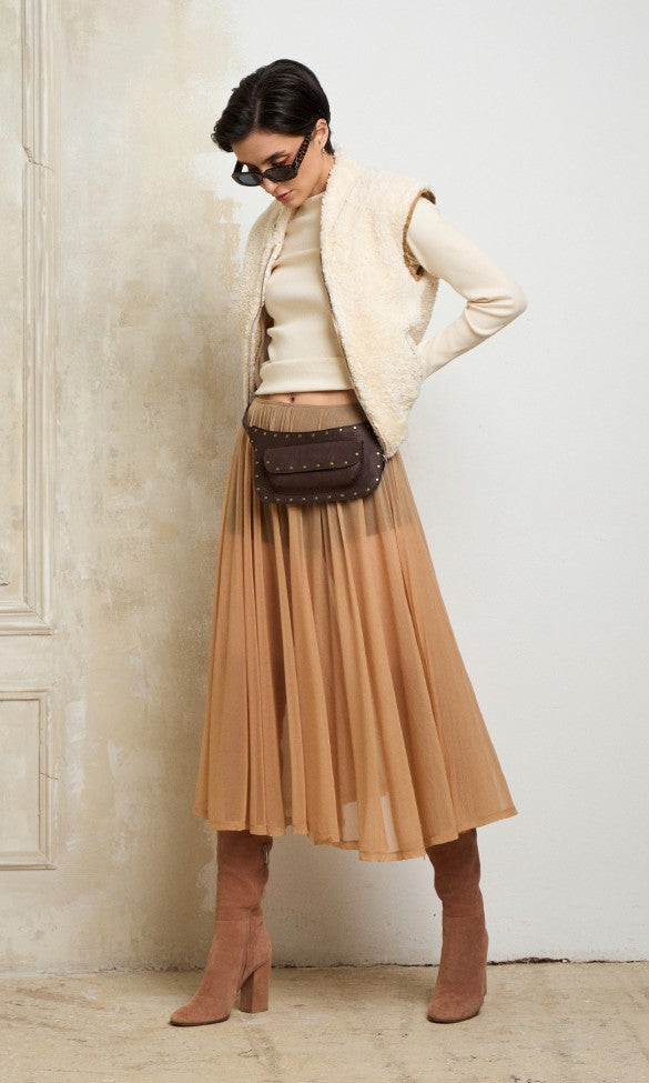 Shearing Vest Beige, STELLA