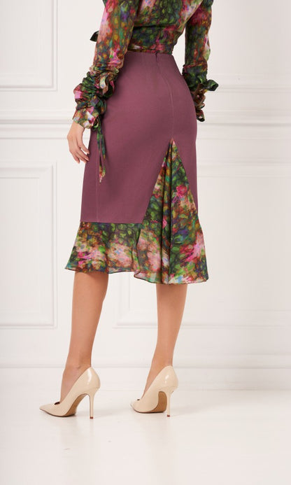 Φούστα από οργανικό βαμβάκι με ουρά λεοπάρ Luna