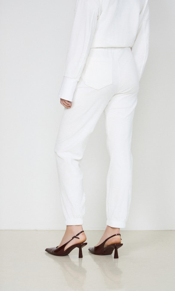 Velvet pants White ISLA