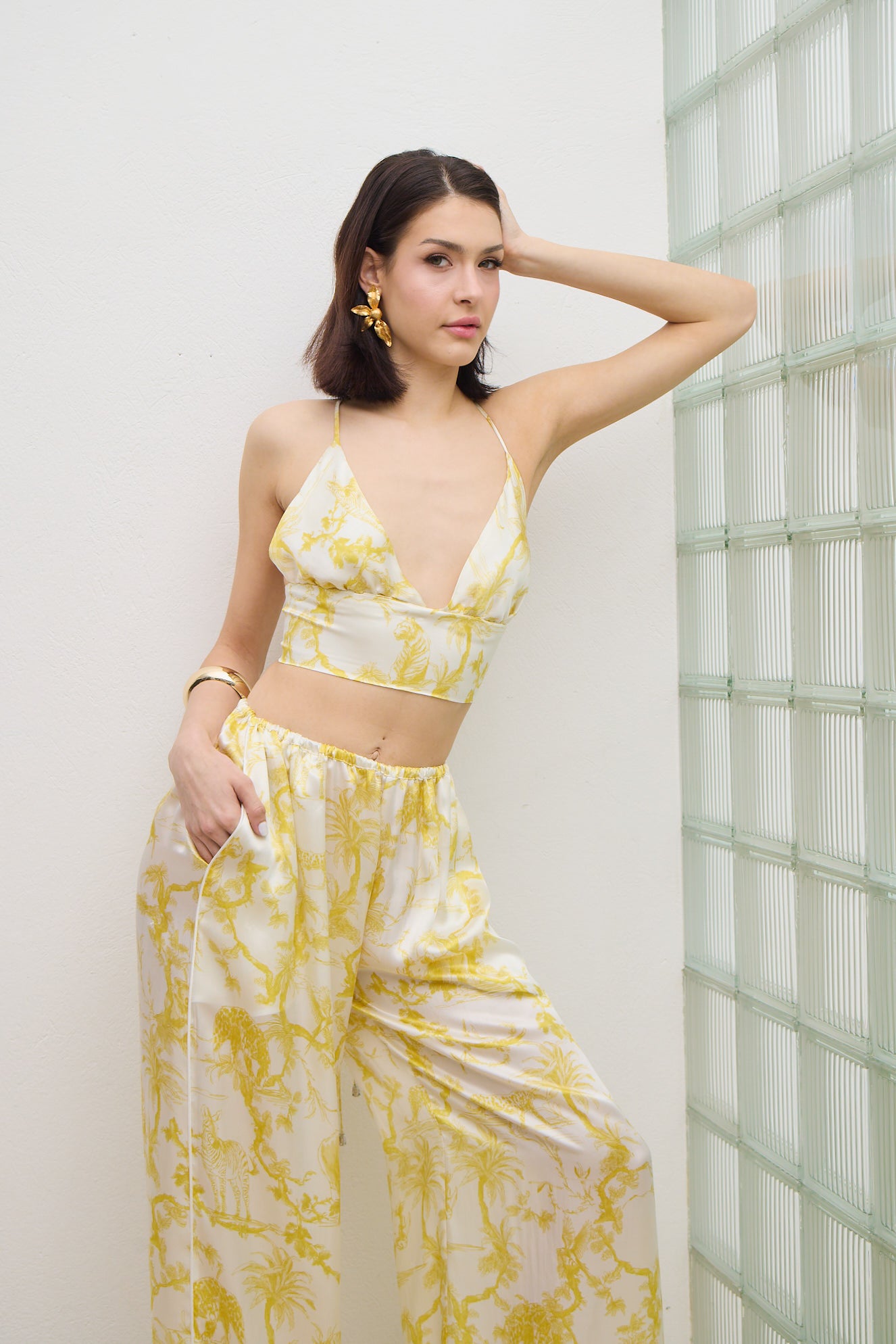 Aérie Crop Top - Yellow