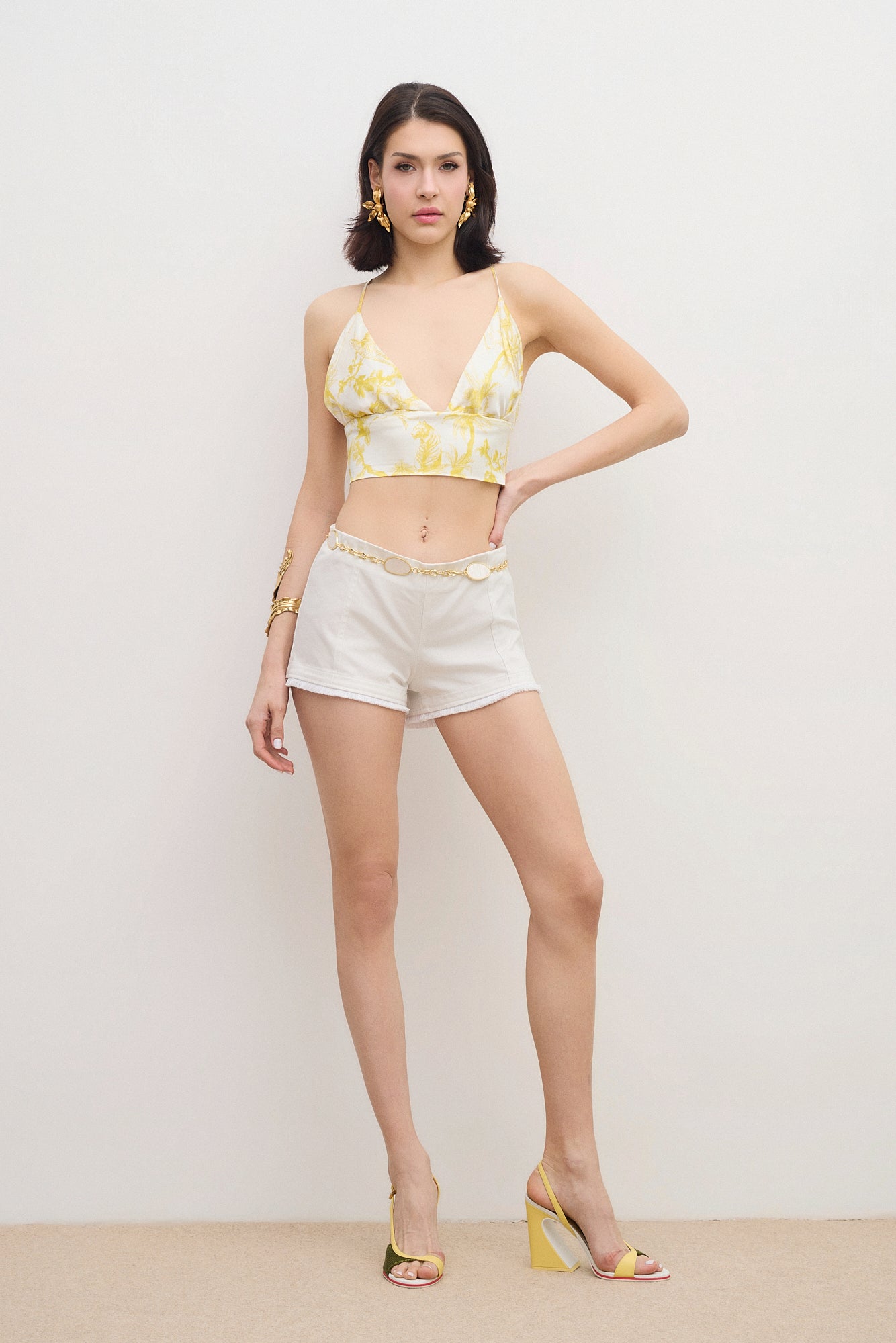 Aérie Crop Top - Yellow