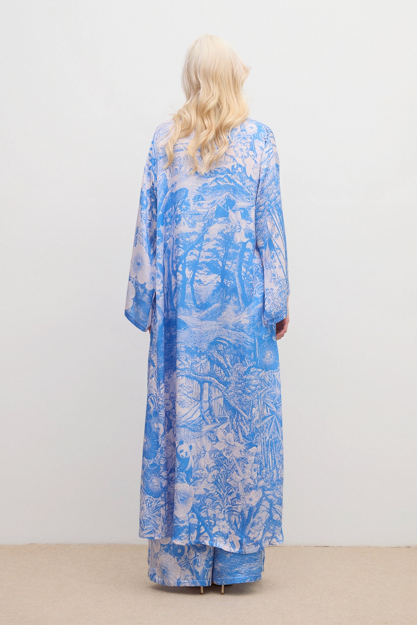 Aérie Kimono Maxi Blue