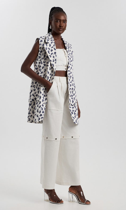 Cotton Vest with Snaps strawberry, ADALE