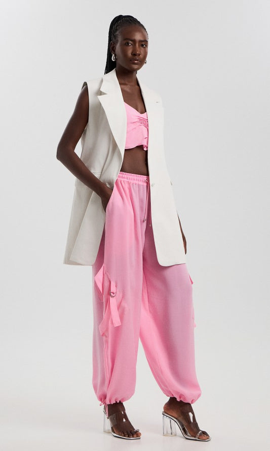 Cotton Vest White, MARIA