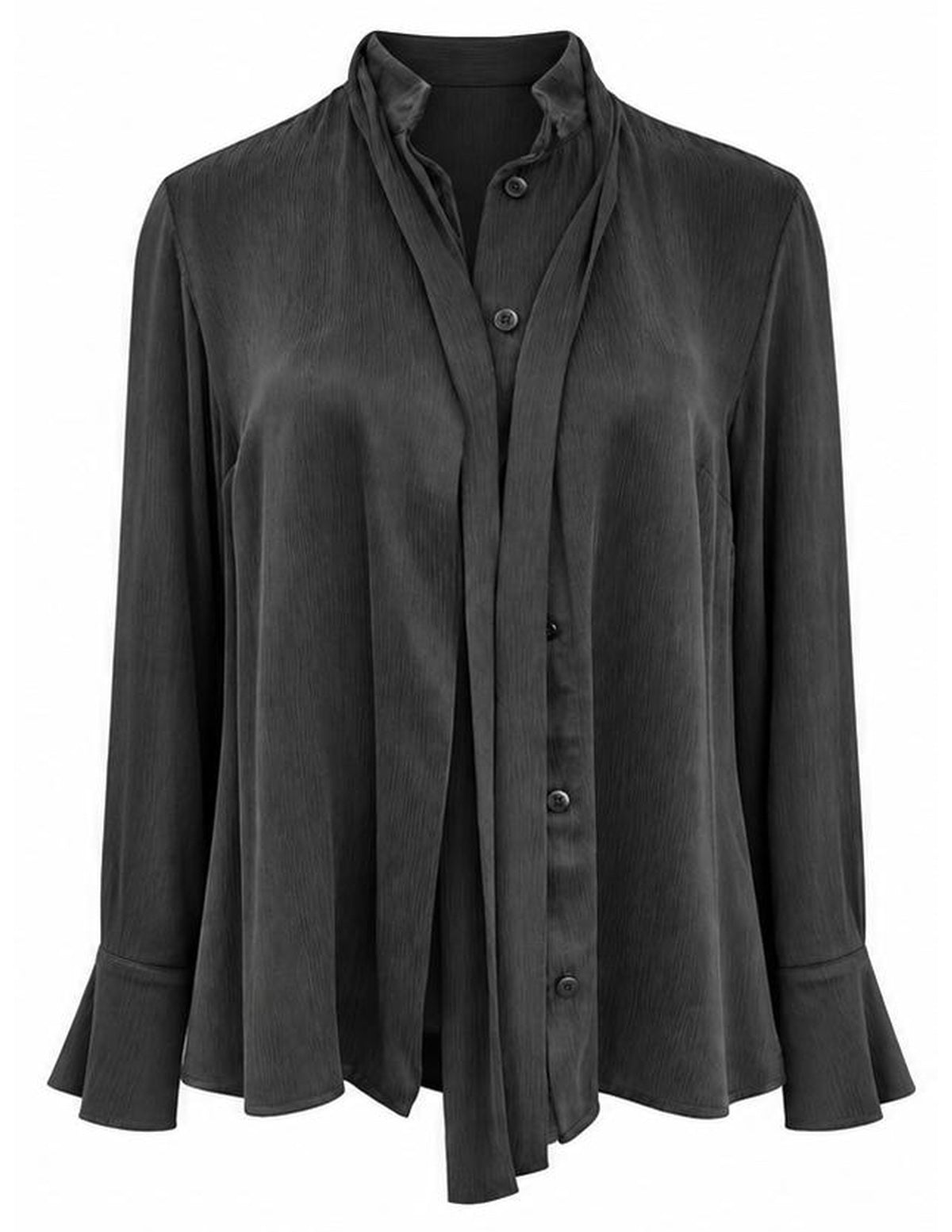 Moon Shirt Cupro Dark Grey
