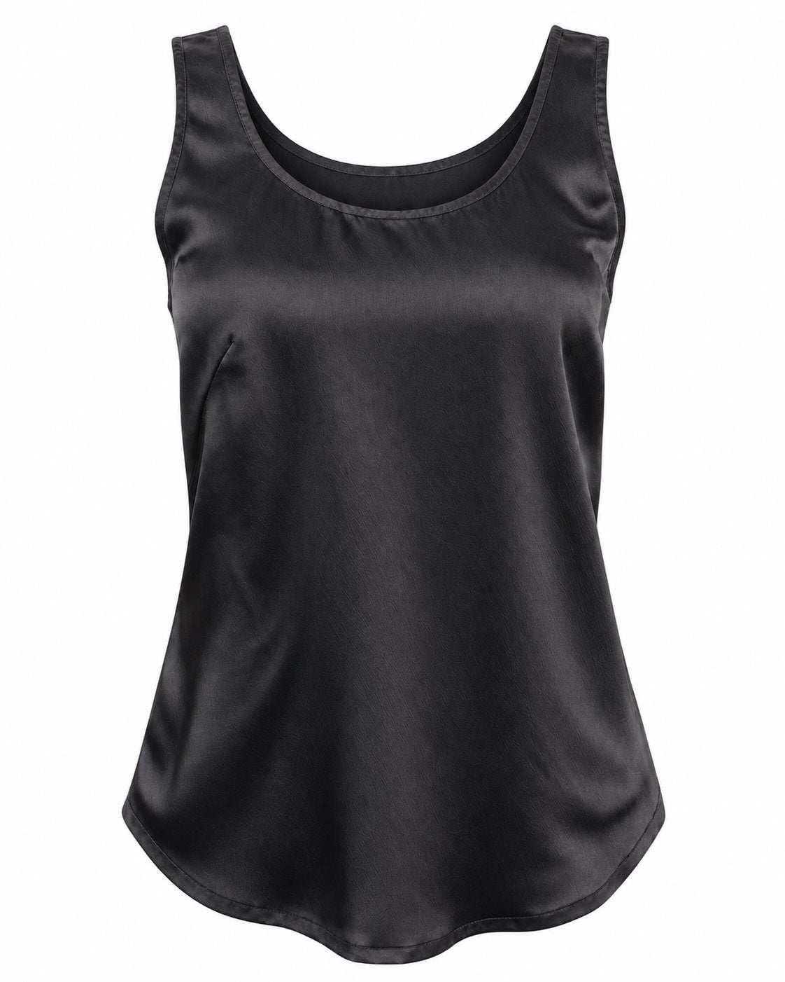 Moon Slip Tank Top Cupro Dark Grey