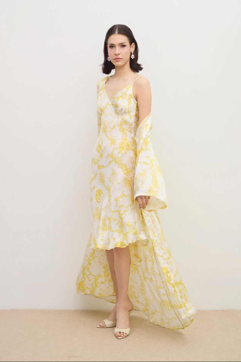 Aérie Kimono Maxi  Yellow