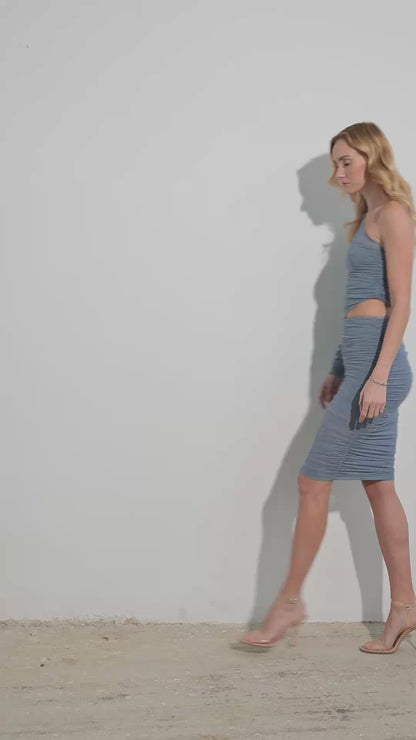 Blue Skirt, ALEX MESH