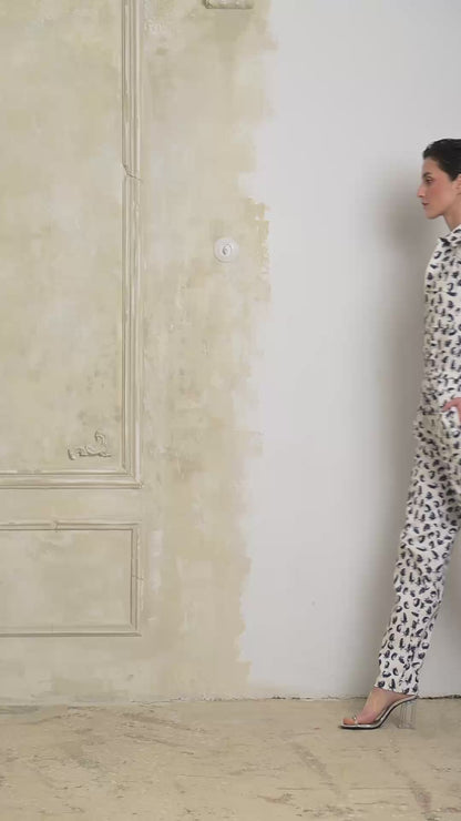 Ida Strawberry Print Cotton Jumpsuit