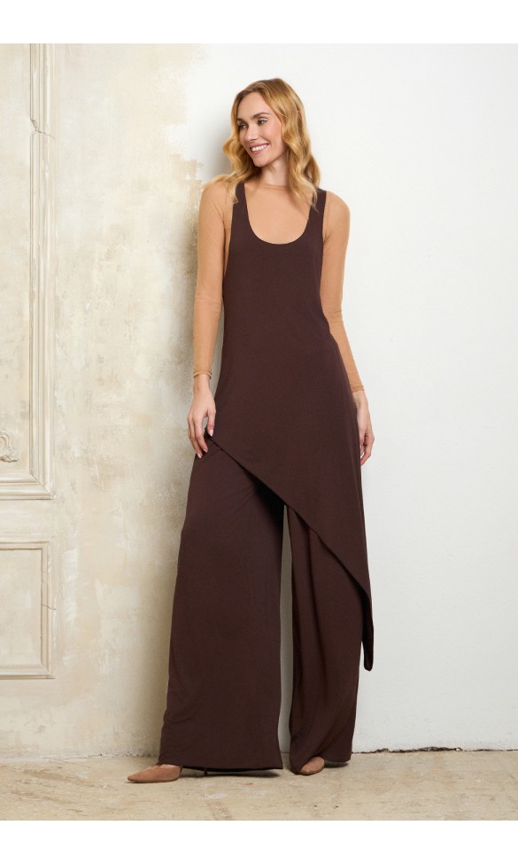 Lydia Long Top, Brown